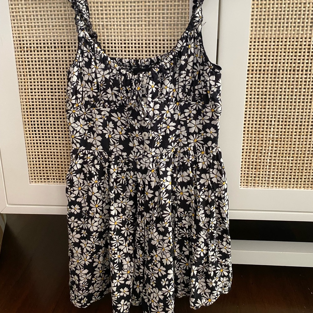UO Navy, Yellow, White Romper